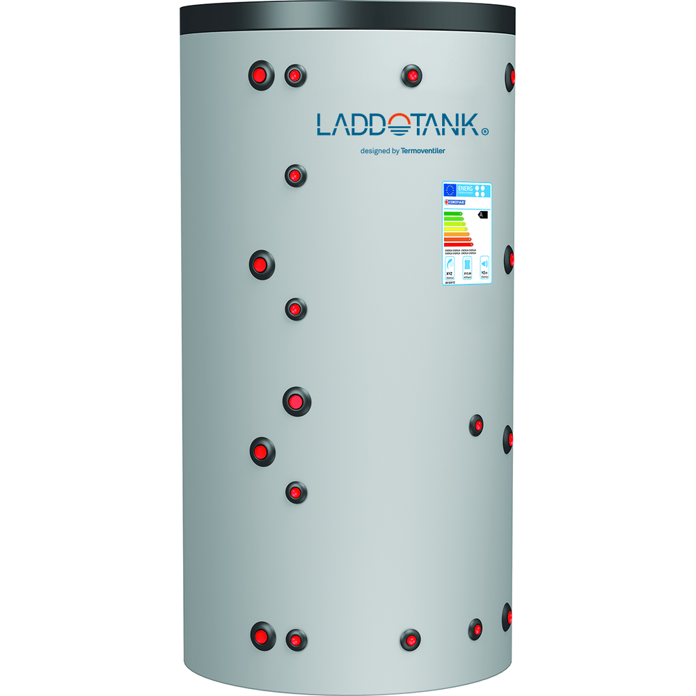 Ackumulatortank med en varmvattenslinga & en värmeslinga - Pannproffsen AB