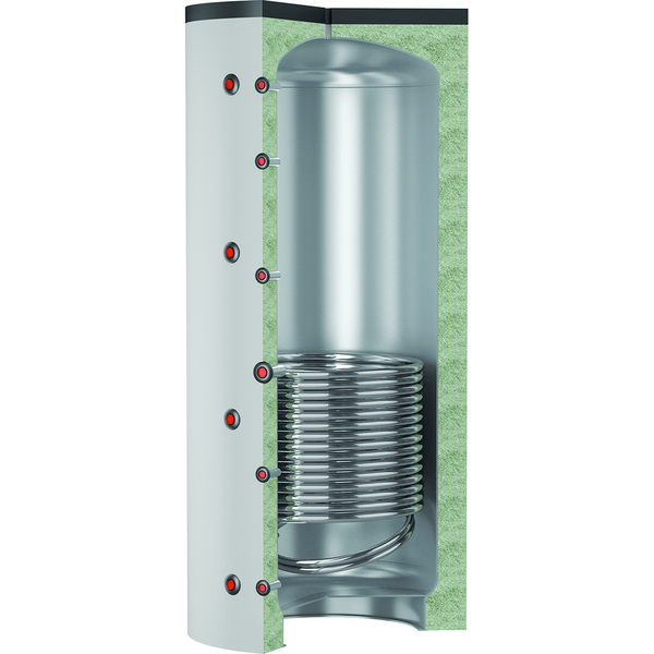 Ackumulatortank med Värmeslinga 800 - 5000L - Pannproffsen AB