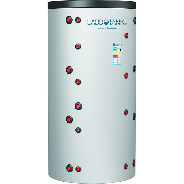 Ackumulatortank med två stycken värmeslingor 500-1000L