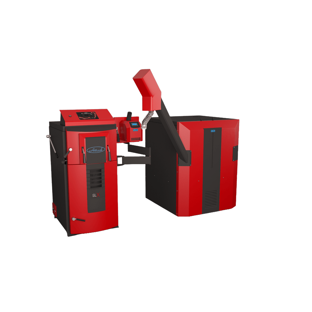Kombipanna ved & pellets Attack SLX 20 - 35kW - Pannproffsen AB