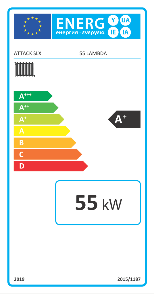 Vedpanna Attack SLX Lambda 20–55 kW - Pannproffsen AB