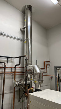 Skorsten 200 värmecentral - 6 meter 25 mm isol. - Pannproffsen AB