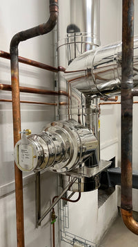 Skorsten 200 värmecentral - 6 meter 25 mm isol. - Pannproffsen AB