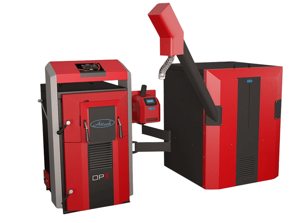 Kombipanna Ved & Pellets – Attack DPX - Pannproffsen AB
