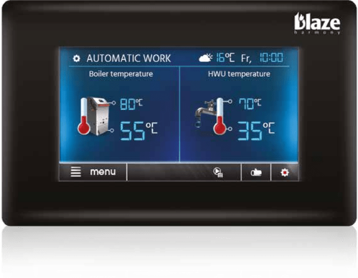 Kombipanna ved & pellets – Blaze Praktik Combi 25–40 kW - Pannproffsen AB