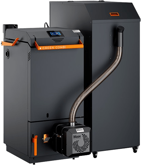 Kombipanna ved & pellets – Blaze Green Combi 18-33 kW