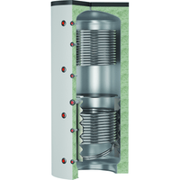 Ackumulatortank med två stycken värmeslingor 500 - 1000L - Pannproffsen AB